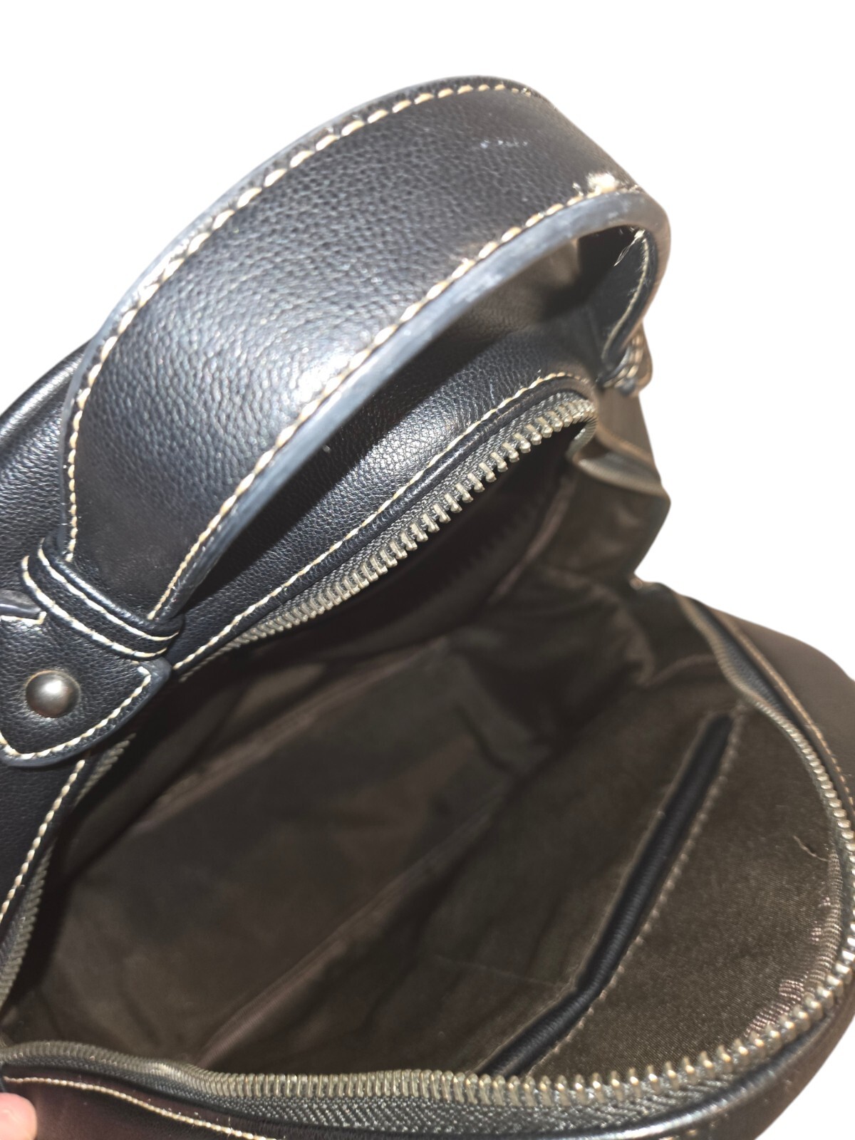 Trinity Ranch Black Backpack Turquoise Leather W/… - image 19