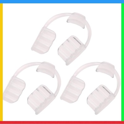 3pcs Dental Mouth Guard Prevent Night Teeth Tooth Grinding Bruxism Splint