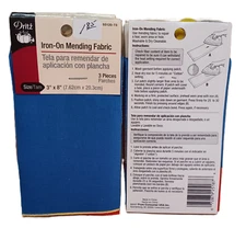 Dritz Assorted 3 piece 3"X8" Iron-On Mending Fabric