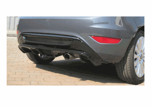 Heckdiffusor Heckansatz Diffusor Ansatz Tuning passend für Ford Fiesta 7 RE77514 - Bild 2 von 9