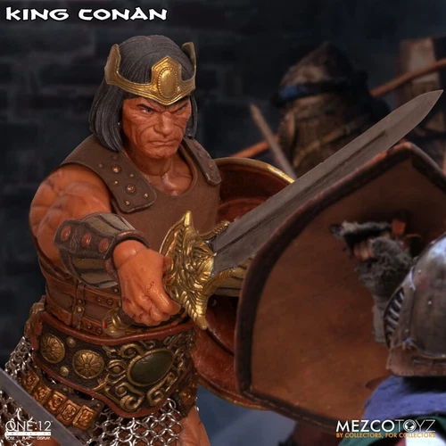 NUEVA Figura de Acción Colectiva Mezco Toyz Conan el Rey Bárbaro Conan One:12 - Imagen 8 de 12