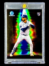 RILEY GREENE BLACK REFRACTOR ROOKIE SP HOLO Insert Topps Chrome RC Bowman TIGERS