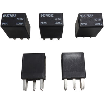 Rear Wiper Motor Relay 5 Pin 5-Pack 2013-15 Chevy Sonic Aveo Trax T300 96376552