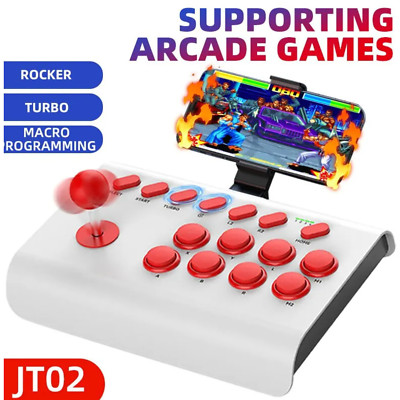 Wireless Gamepad Retro Arcade Portable Game Control Usb Joystick for PS4/PS3,
