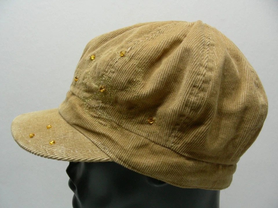 GLORIA DESCOLORIDA - MARRÓN - PANA - ¡SOMBRERO GORRA ESTILO GATSBY TALLA ÚNICA!  Foto 2 de 4