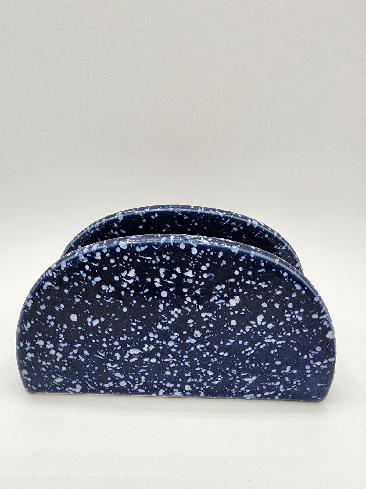 Otagiri Blue Speckled Napkin Holder