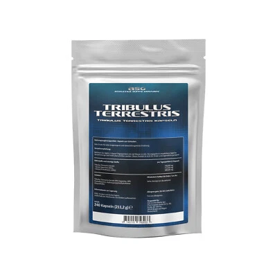 ASG Tribulus Terrestris 240 Kapseln á 750mg - 95% Saponin -Gehalt - Hochdosiert