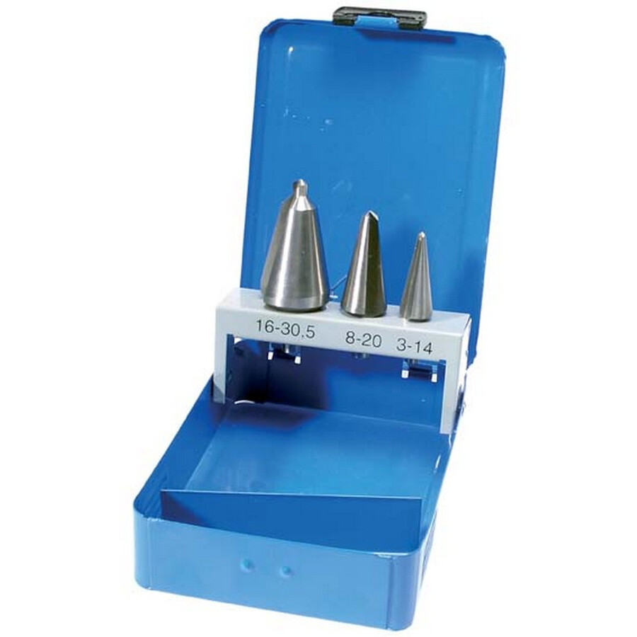 kit 3 pz frese coniche hss - codice bgs1998 FBGS1998 BGS officina