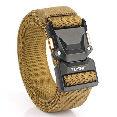 Cinture tattiche da uomo elastiche elastiche cintura militare fibbia a sgancio rapido - Foto 17 di 19