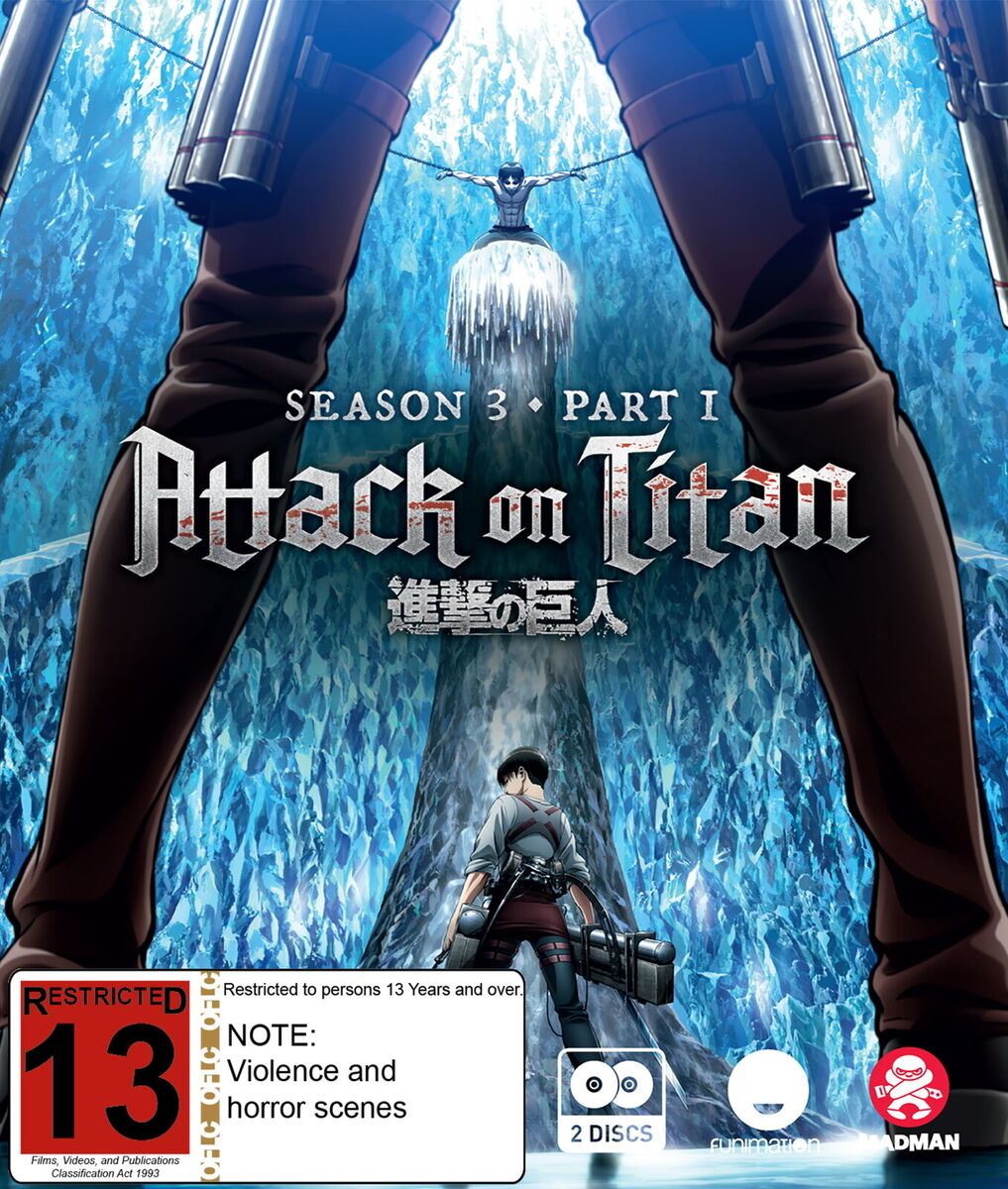 Shingeki No Kyojin (attack On Titan) 3 Temporadas - Blu-ray