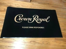 CROWN ROYAL FLOOR MAT RUG MAN CAVE DECOR DISPLAY NEW IN BOX WHISKEY WHISKY 