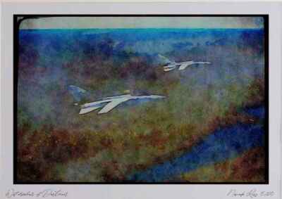 034051 Panavia Tornado F.Mk 3 _ Royal Air Force Aquarell Bild Ltd Ed A4