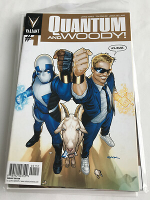 #ad #ad QUANTUM amp; WOODY #1 GOLD VARIANT RARE HTF NM VALIANT 3 COPIES $27.00