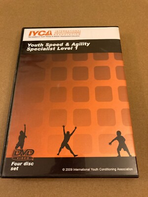 IYCA Youth Speed & Agility Level 1 DVD set Conditioning (Missing Disc 3 of 4)