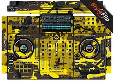 Denon Prime 4 Skin  Camo Yellow  Protective Decal  StyleFlip Skins