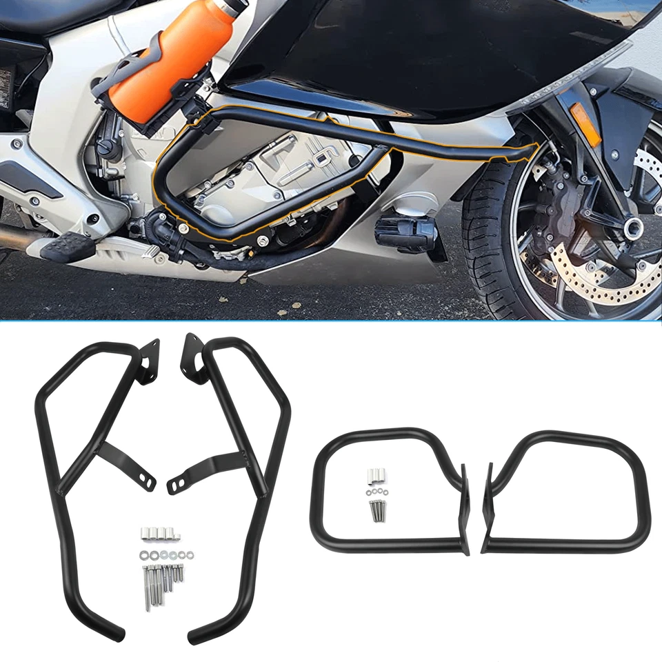 Protector de barras de choque del motor delantero y trasero para BMW K1600GT K1600GTL 2011-2025 Foto 3 de 4