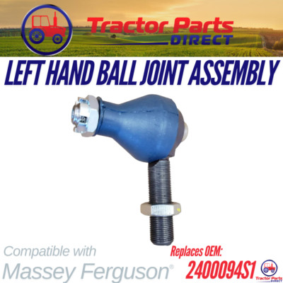LEFT HAND BALL JOINT ASSEMBLY comp w Massey Ferguson  2635 REPLC: 2400094S1