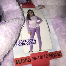 NEW GIRLS 32 DEGREES HEAT 2 PIECE SHERPA TOP LEGGING SET VARIETY