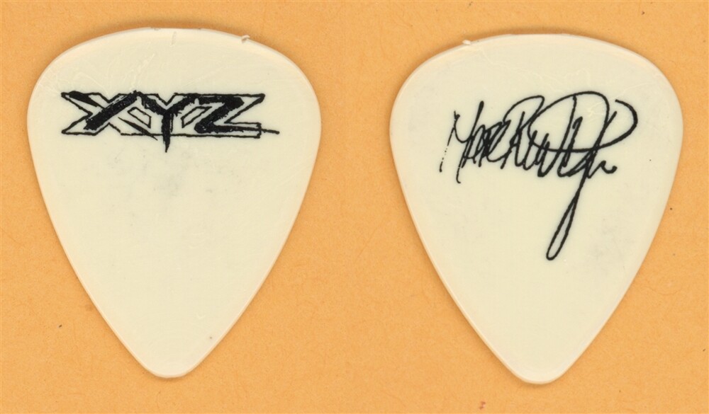 XYZ Marc Diglio Vintage Guitar Pick - 1989 XYZ Tour