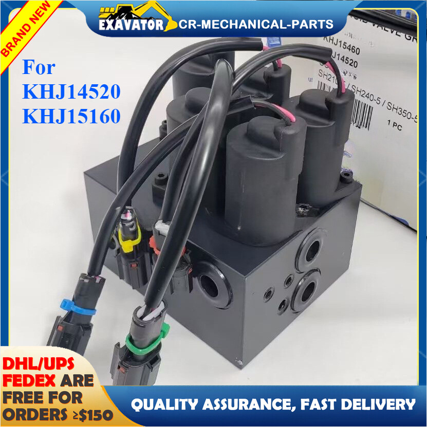 Solenoid Valve Group Fit for Sumitomo SH210-5 SH240-5 SH350-5