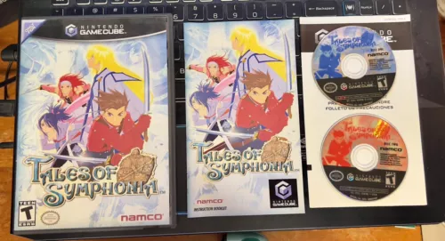 TALES OF SYMPHONIA (GameCube, 2004)  Black Label CIB with Manual & Insert