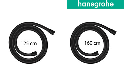 Hansgrohe Isiflex Brauseschlauch schwarz matt Duschschlauch 28276670 28272670