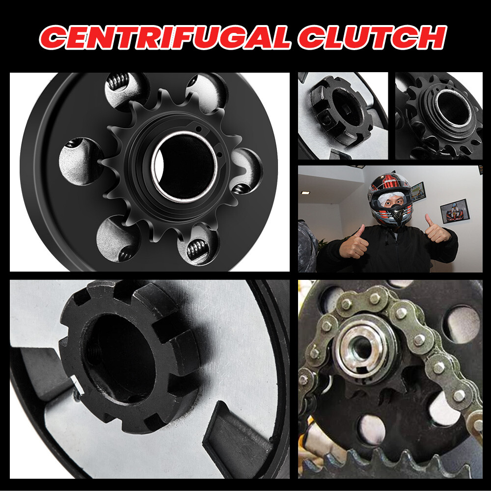 Inch Bore Clutch ZERO250 14T Centrifugal Clutch And #420 Chain