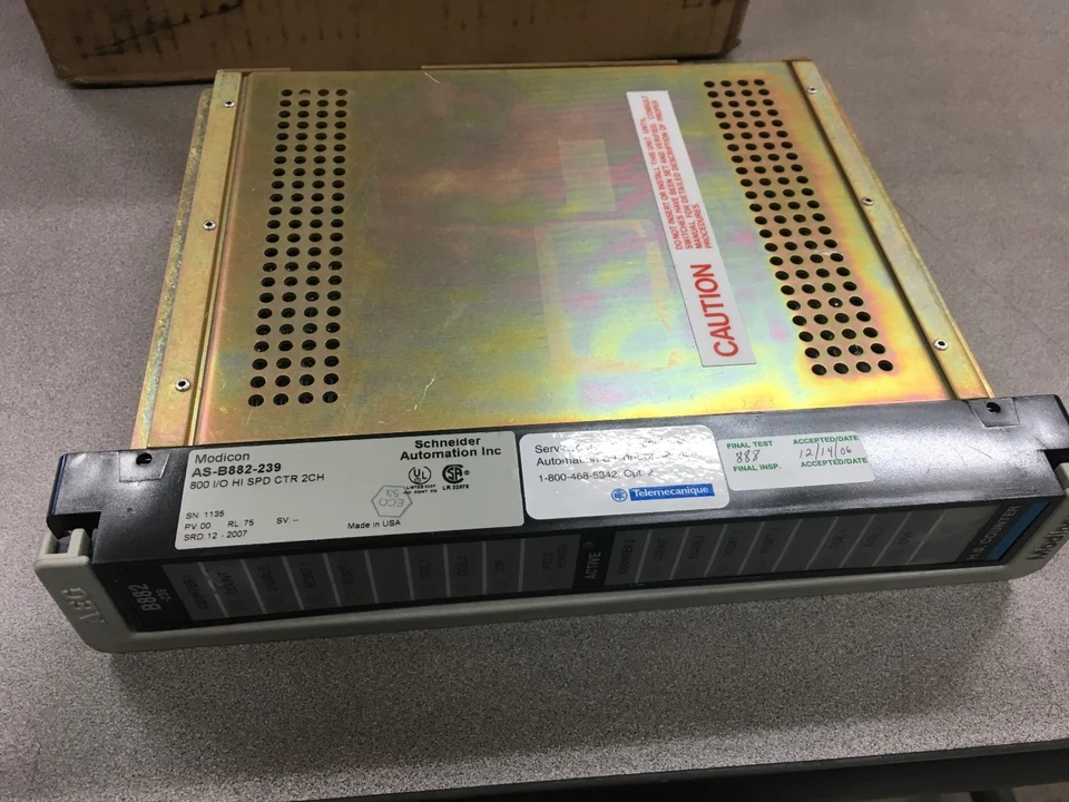 NEW IN BOX MODICON AEG HIGH SPEED COUNTER MODULE SCHNEIDER AS-B882-239 - Изображение 4 из 4