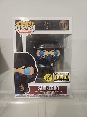 Funko POP! Mortal Kombat: Glow Sub-Zero #1057 Entertainment Earth Exclusive