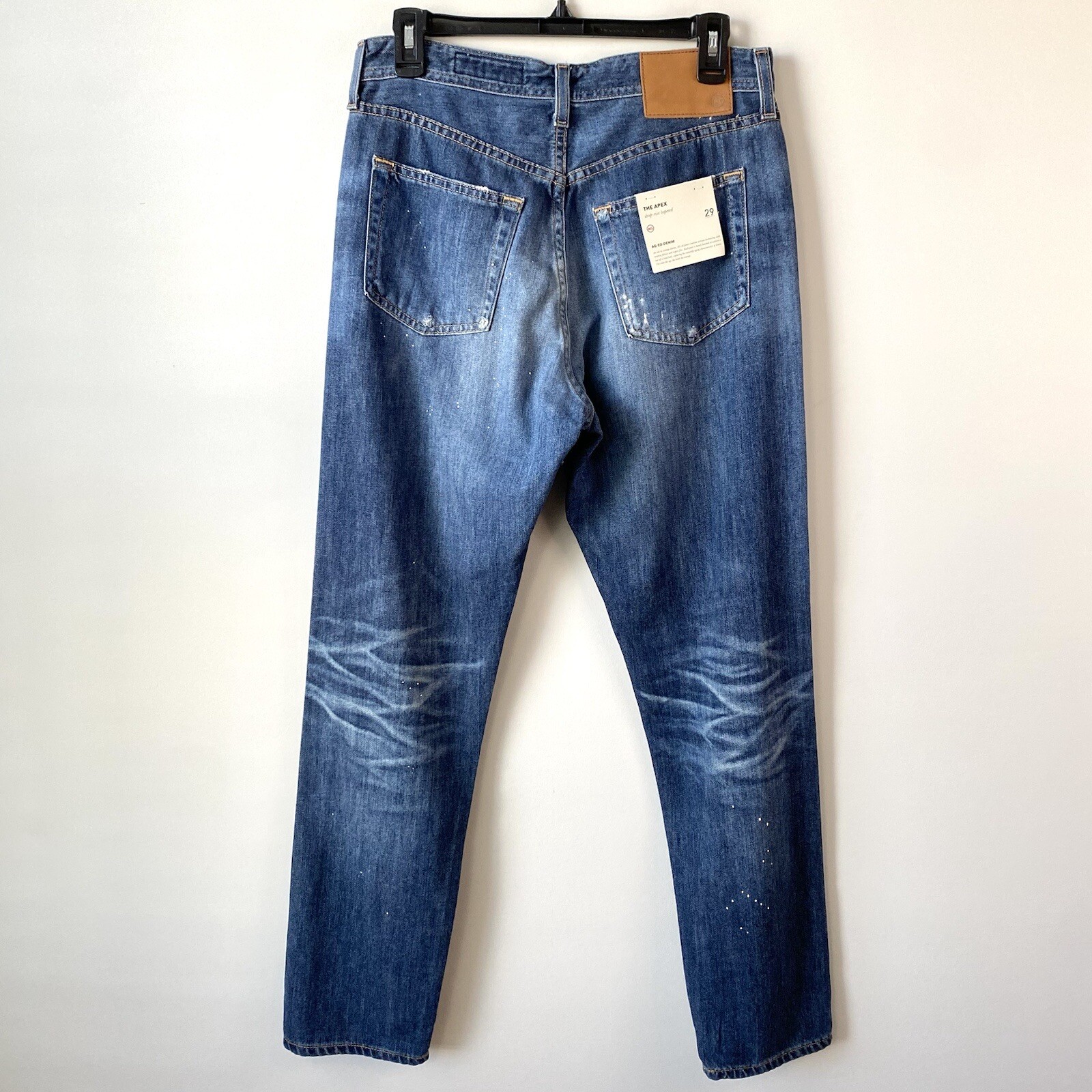 AG Adriano Goldschmied The Apex Drop Rise Tapered Jeans 29 R thumbnail 6