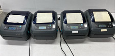FOUR Zebra Printer Models GX 420D With Adaptor Power Cord ZB-07