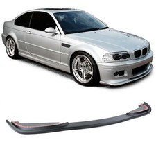 Lame avant sport Spoiler pour pare-choc M3 BMW E46 Coupé Cabrio Berline noir mat