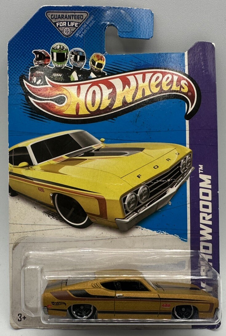 2008 Mattel Hot Wheels ‘69 Ford Torino Talladega HW Showroom Die-Cast Gold Edition