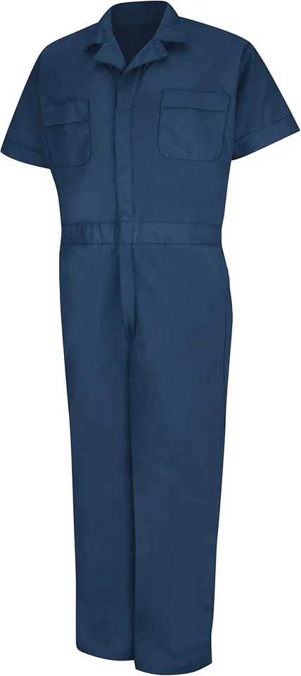 Red Kap Mens Speedsuit, Navy - Image 4 of 4