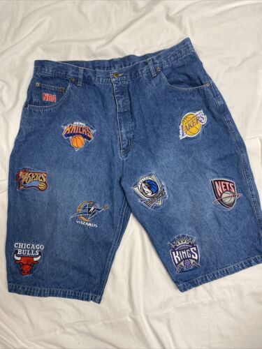 Unk, Jeans, Vintage Nba Unk Denim Patches Denim Jeans Pants Basketball  Mens 34 Lakers Bulls