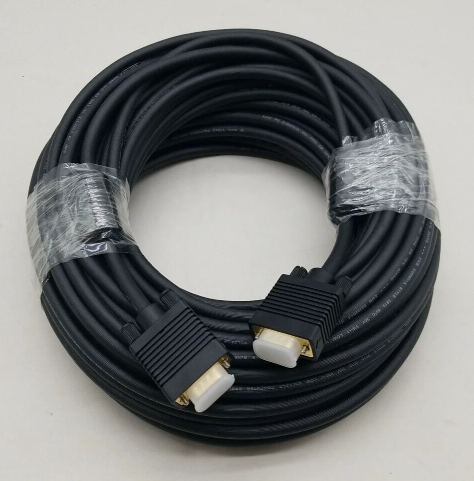 Tripp Lite P502-100 100' SVGA Monitor Gold Cable w/RGB coax - Image 4 of 4