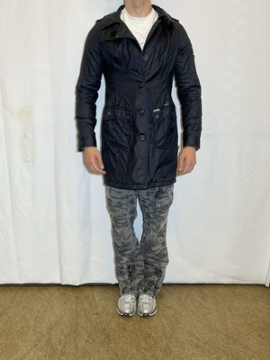 Khujo Winterjacke Jacke Parker Übergangsjacke Schwarz Gr XL