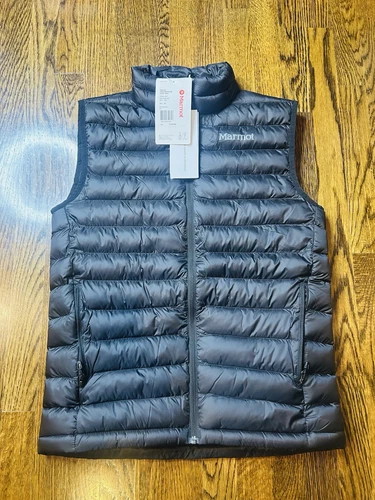 Gilet sans plumes matelassé Solus Puffer noir homme Marmot taille S