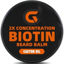 Beard Balm with 2X Concentration Biotin, Beard Growth Balm for Men - Mustache Wa