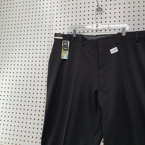 NEW Haggar Dress Pants Mens Size 48x32 Black Wrinkle Free Premium Comfort NWT - Picture 5 of 24