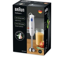 Braun MQ10.001M MultiQuick 1 HandHeld Blender | Lightweight Easy-Twist 450W