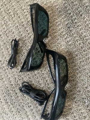 SHARP Aquos 3D Glasses Pre-Owned Pair Set of 2