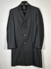 Hart Schaffner & Marx "Madison" Overcoat Charcoal Gray 40L New w/ Tags from 1958
