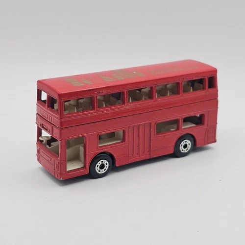 New ListingLesney Matchbox Superfast “The Londoner” # 17 1972 Red Made In UK Double Decker