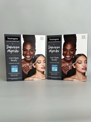 Neutrogena Danessa Myricks Get Glam Ready Hydrating Face Masks, 3 Masks | 2 pack