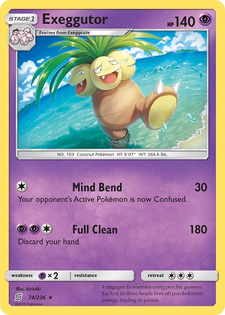 Exeggutor - [SM11 - 74/236] - LP - SM - Unified Minds - Pokemon