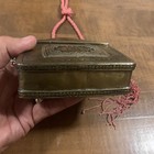 ANTIQUE MOROCCAN BRASS/SILVER BOX INTRICATE INLAID PANELS TO CARRY THE QURAN — photo 4