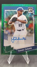 2023 Panini Donruss Optic  Yosver Zulueta Auto /15 Green mojo #RPS-YZ