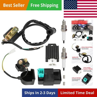 Ignition Coil Starter Solenoid Voltage Regulator CDI Compatible with Tao tao ...