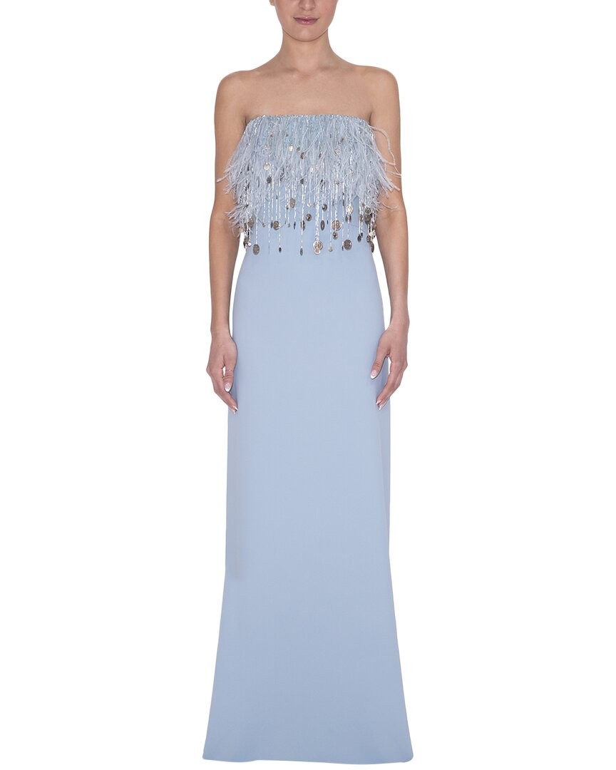 Классическое женское платье из крепа Reem Acra 6
